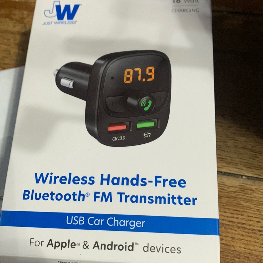 Just wireless Bluetooth fm transmitter